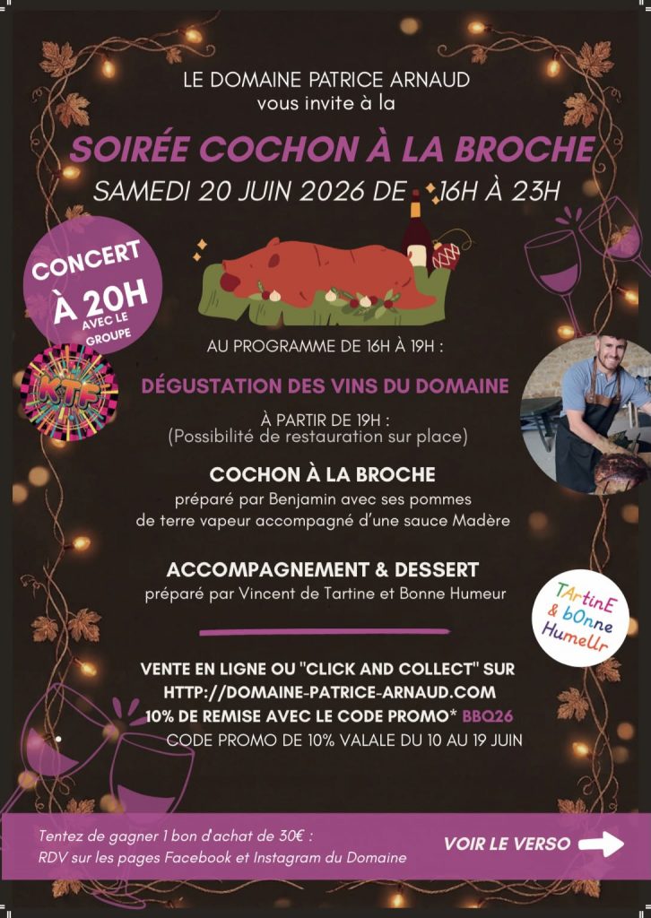 Soirée Barbecue ~ Samedi 20 Juin 2026